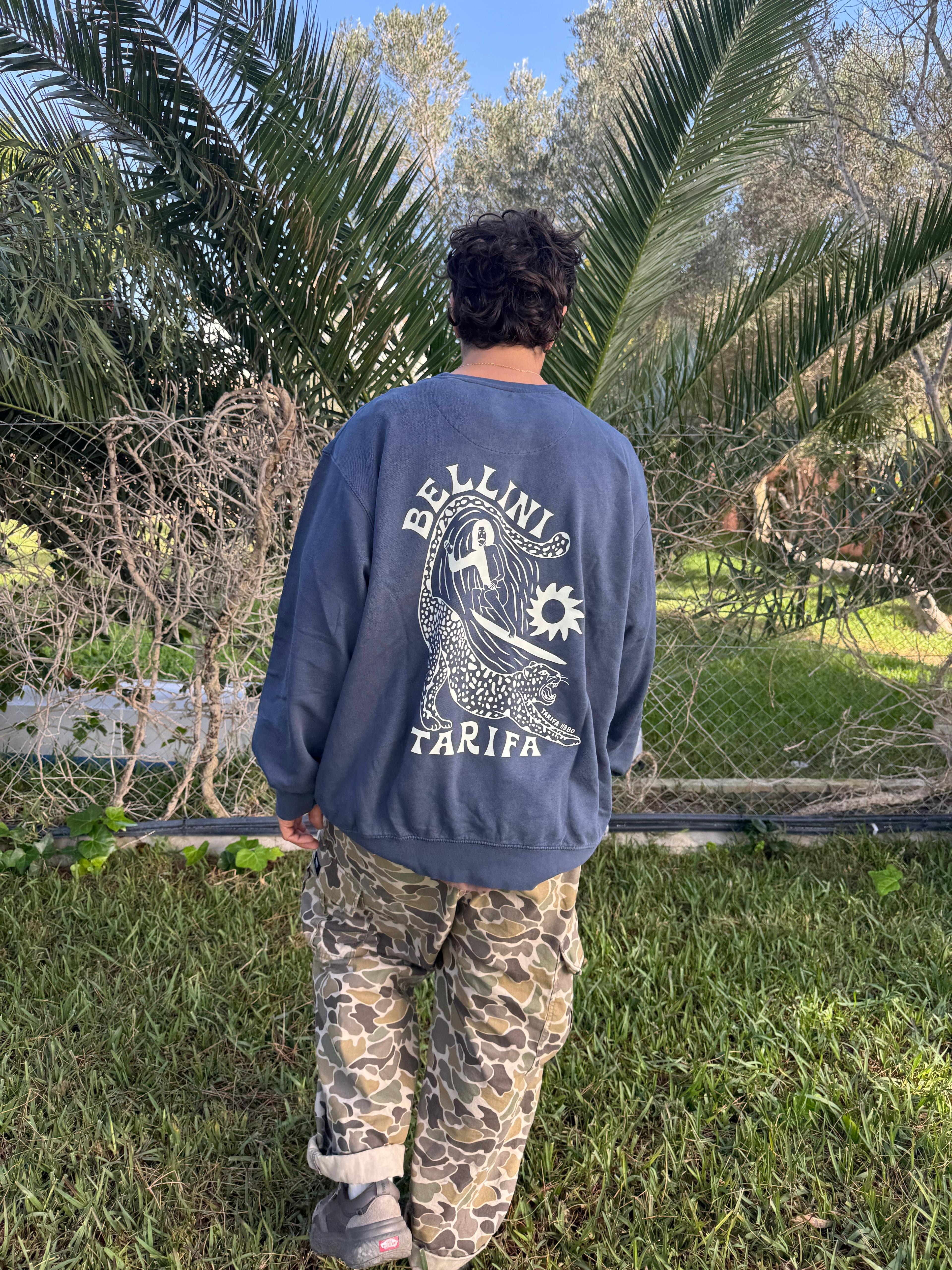 Sudadera Tigre Azul marino