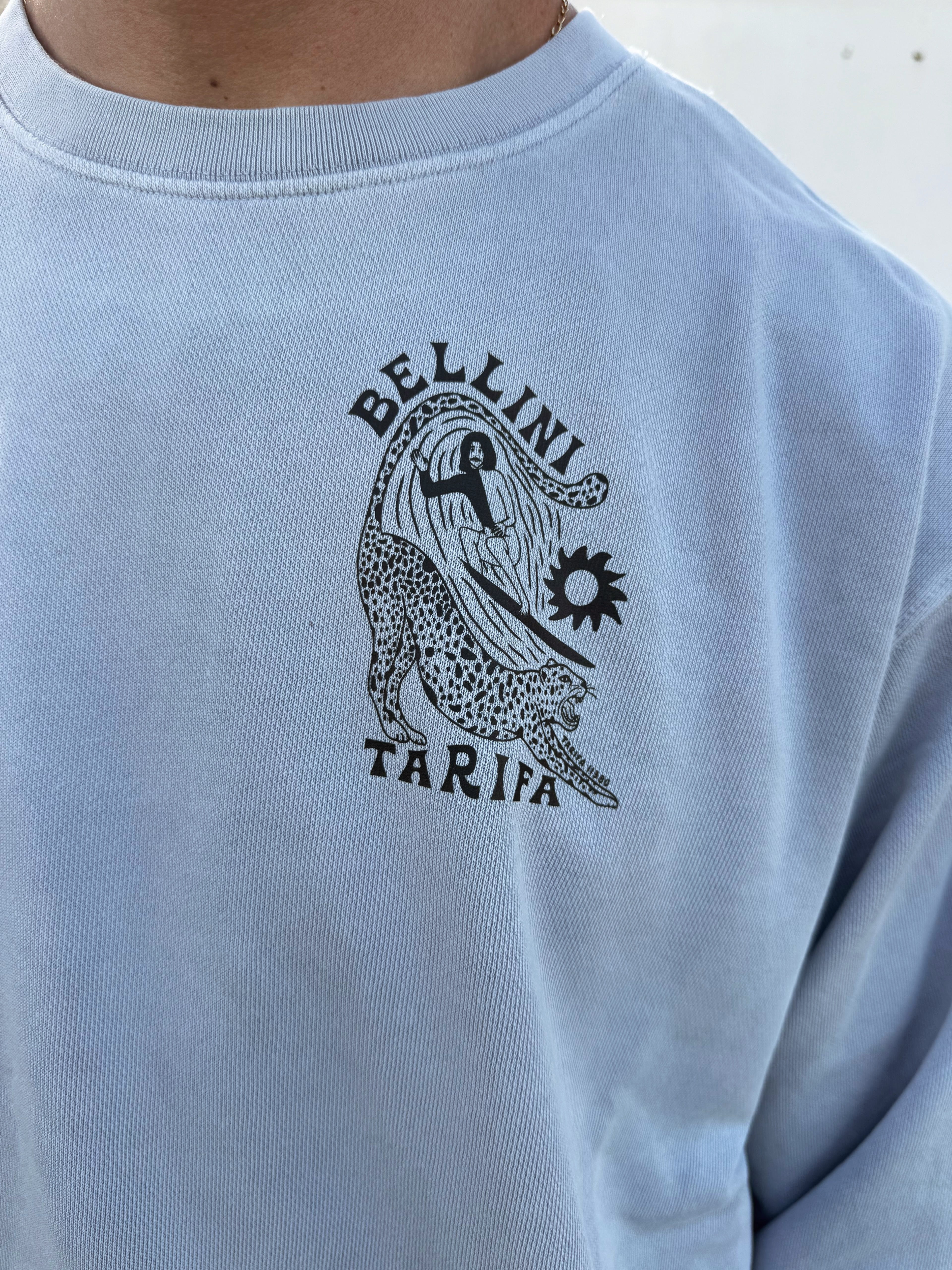 Sudadera Tigre Celeste