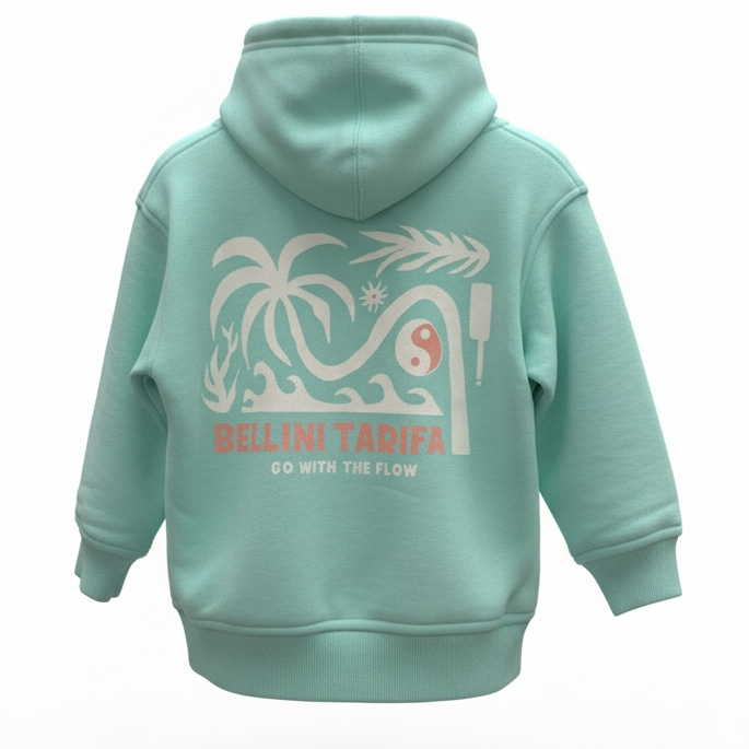 Capucha Coral turquesa